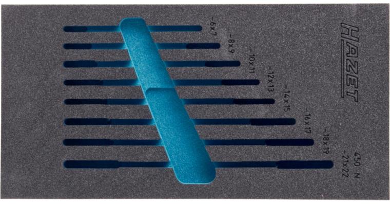 1001208439 Soft foam insert 2C Empty 163-95L