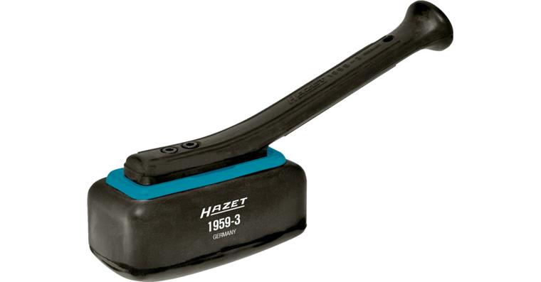 1054152101 Klebschlag-Hammer schwarzer Gummikörper 70 x 140 mm Länge 280 mm