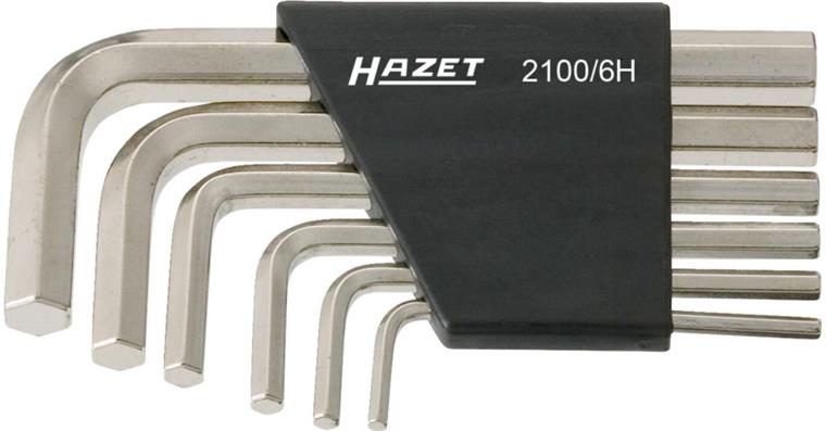 1001204016 Hex key L-wrench set 2100/6H 6-piece