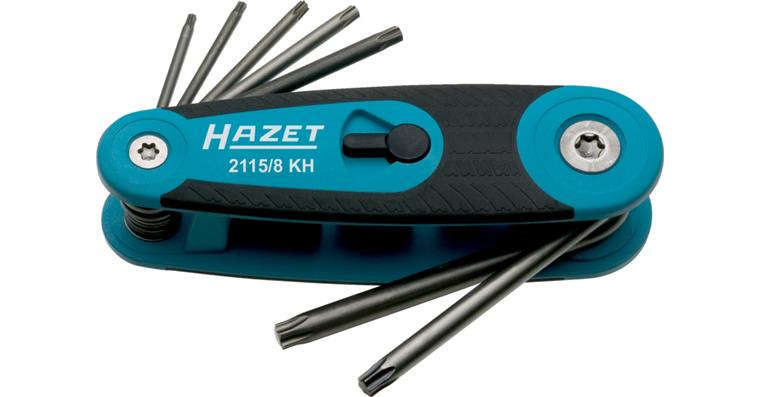 1001205960 Hex key L-wrench set 2115/8KH Internal TX profile Number of tools 8
