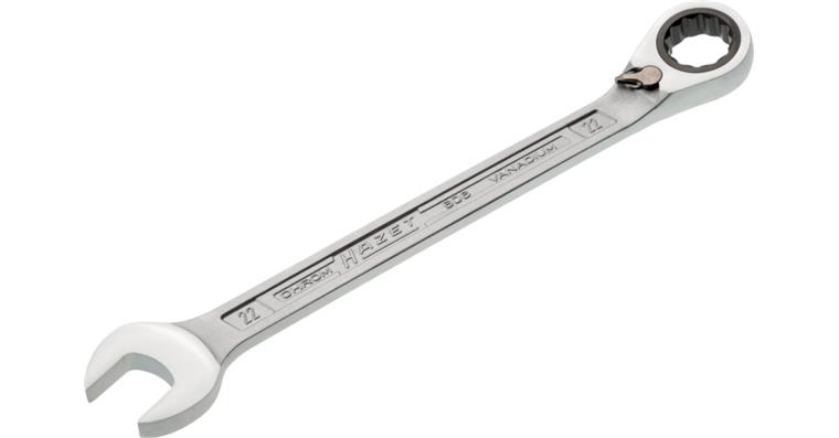 1050399214 Ratchet Combination wrench 606-22 External double hexagonal traction profile