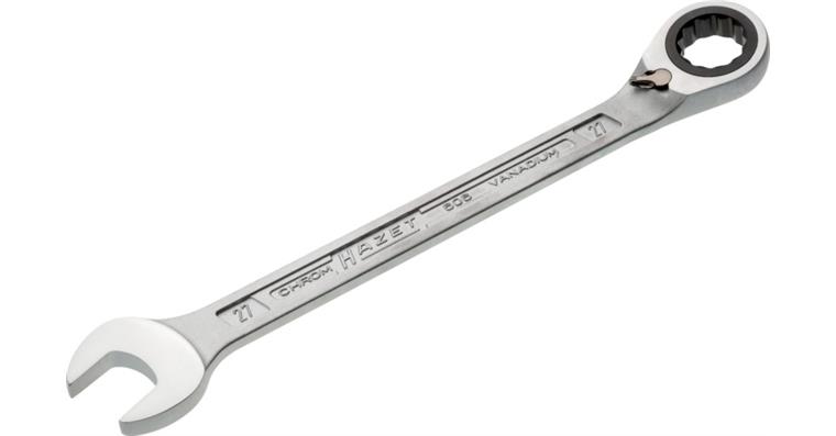1050399216 ratchet combination wrench 606-27 outside double hexagon traction profile