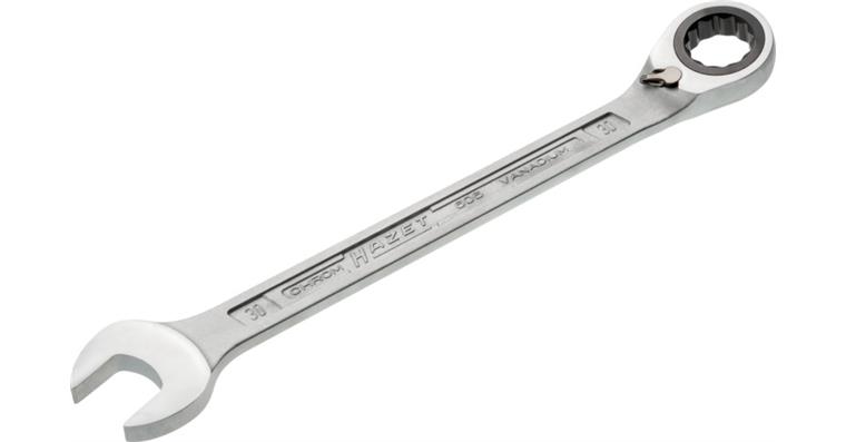 1050399217 Ratchet combination wrench 606-30 Outer double hexagonal traction profile