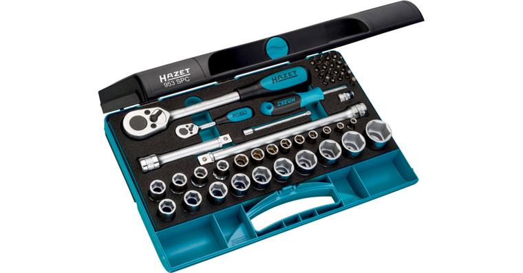 1001210116 socket wrench set 953SPC square 1/4 inch, square 1/2 inch