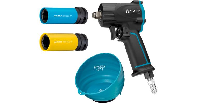 1001211096 impact wrench set 4-piece 9012M/4 1100 Nm square 1/2 inch