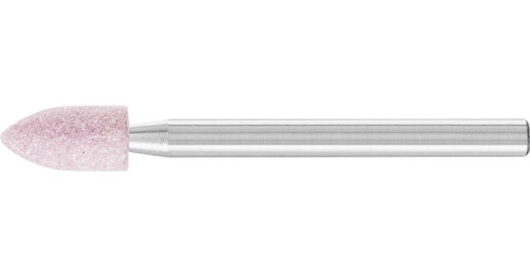 1001427180 Pupenovitá tělíska, tvrdost O, průměr stopky 3 mm, zrnitost 100, 5 x 10 mm