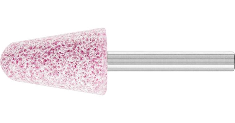 1001427227 Kónická tělíska AR, tvrdost O, průměr stopky 6 mm, zrnitost 46, 10 x 25 mm