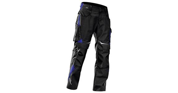Ladies' trousers PULSSCHLAG black/cornflower blue size 40