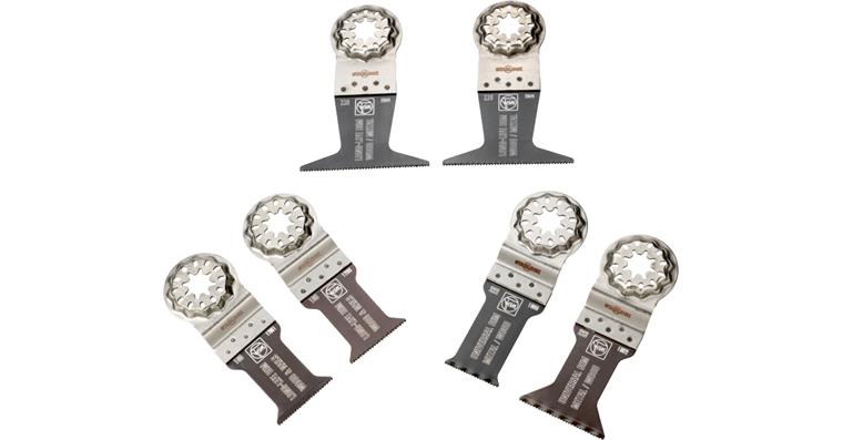 1091581201 Sada příslušenství pro dřevo a kov Best of E-Cut Starlock , 6 kusů