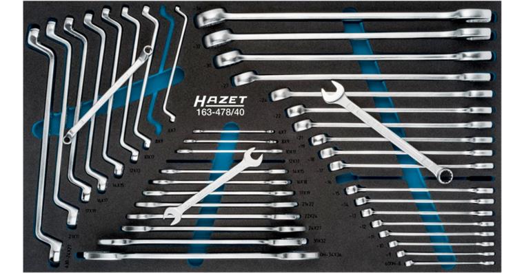 1001211211 Wrench set 163-478/40 Number of tools 40