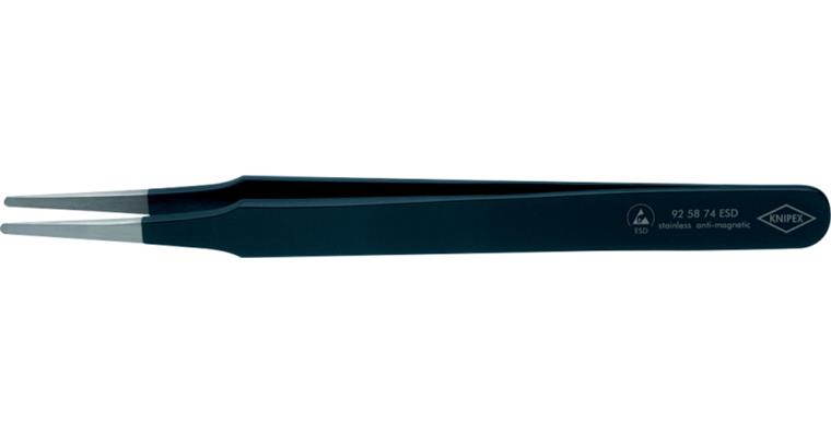 1001600577 Pinzeta BERNSTEIN ESD, přímá, kulaté hroty, 120 mm