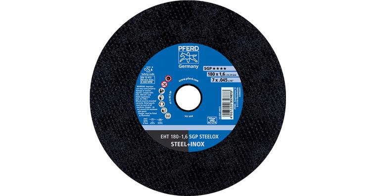 1044833110 Řezné kotouče SGP STEELOX, OCEL/NEREZ, EXTRA tenké, 180x1,6x22x23 mm