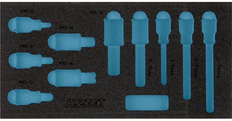 1001209308 2C soft foam insert empty for 163-221/10 / 990/10
