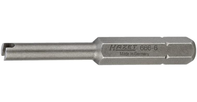 1001210717 valve driver bit 666-6 hexagon 1/4 inch (6.3 mm)