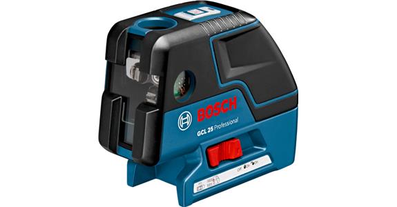 Point and line laser GCL 25 self-levelling laser lines 10 m laser points 30 m
