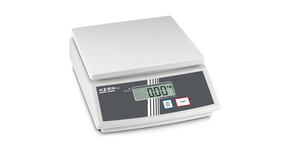 Tabletop scales type FCE 30 K10 w/LC display reading 10g max. weigh. range 30kg