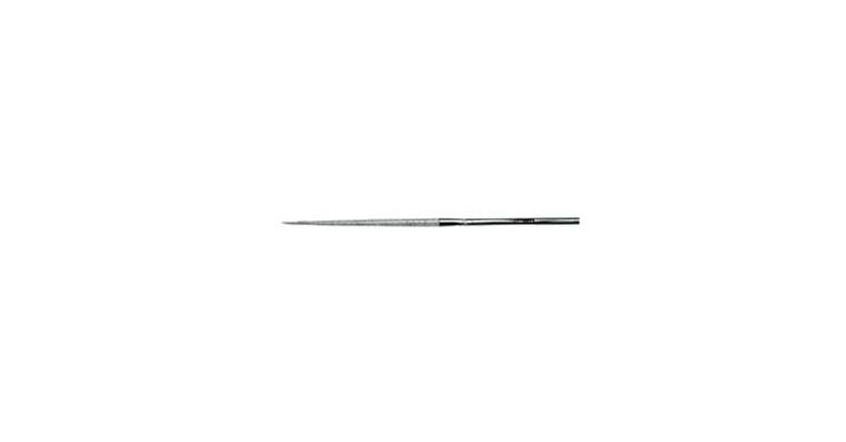 1041502105 Diamantový jehlový pilník, čtvercový, D151 hrubý, délka 140 mm, dřík prům. 3 mm