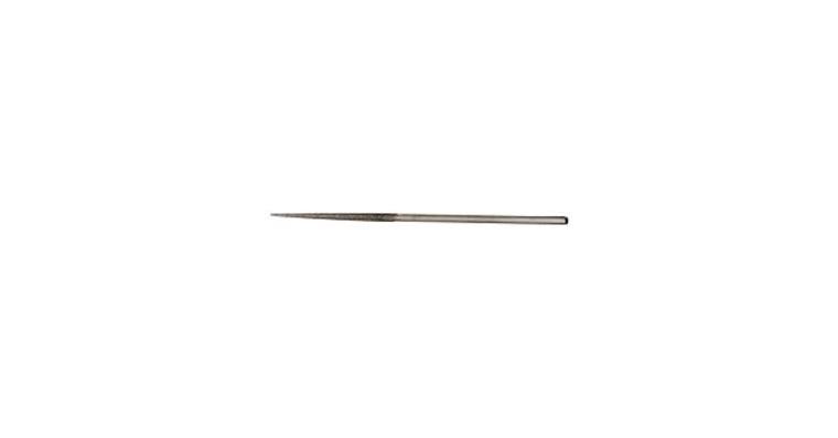 1041504103 Diamantový jehlový pilník, plochý špičatý, D126 střední, L=140 mm, dřík prům. 3