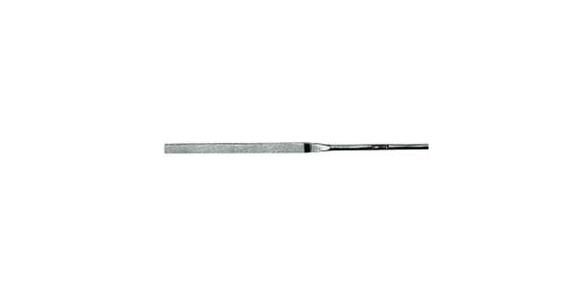 Diamond needle file, flat, D91 fine, length 140 mm, shank dia. 3 mm