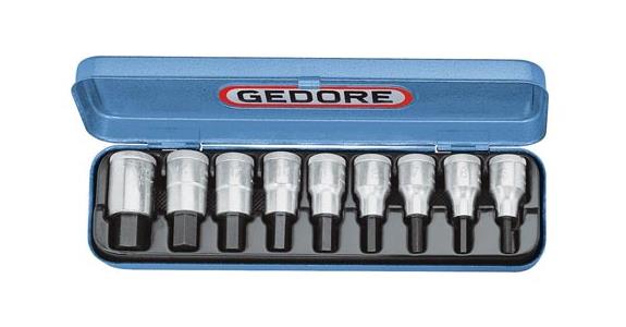 1/2 inch hexagon socket screwdriver set CV steel 9 pieces 3/16-5/8 inch