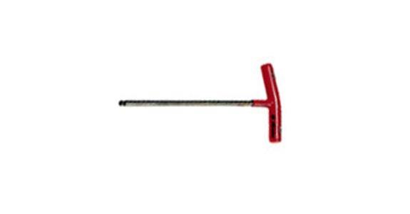 Hexagon ball head pin wrench with T-handle AF 4 mm