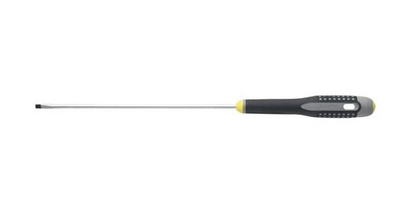 Workshop slotted screwdriver 3-component handle impact-resistant L 0.6x3.5x125mm