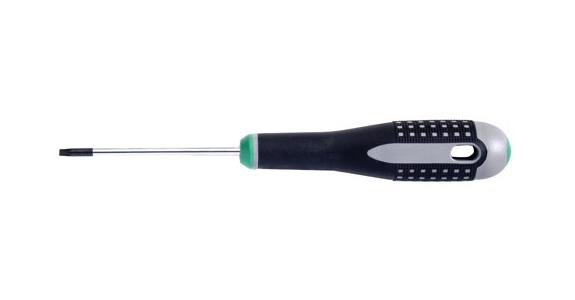 TX® screwdriver with hole 3-component handle T 25x125 mm for internal TX®