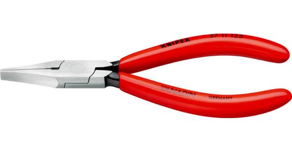 Precis. engineer's pliers polished hd flat-wide L 125 mm smooth grip. surfaces