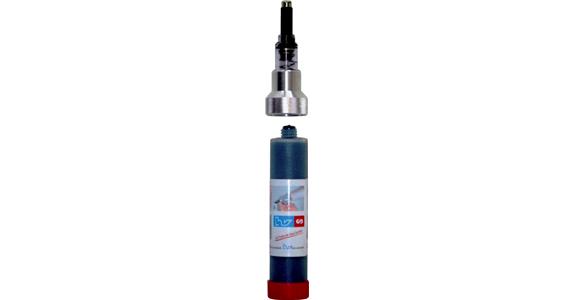 Pro. push guns K100/3 with universal nosepiece and screw-in cartridge PAT100