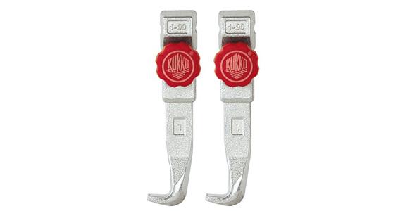 Hook extended for twin leg puller no. 78108 size 3/30 clamping depth 400 mm pair