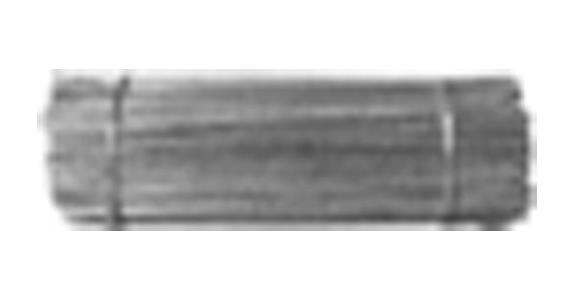 Seal wire zinc plated, 0.5 x 0.3 mm diameter 200 mm long collar approx. 1/2 kg