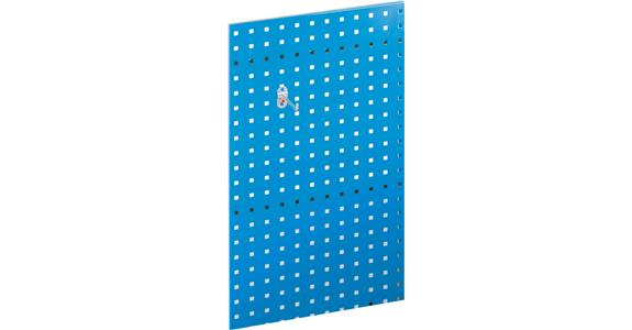 RasterPlan perf. plate sheet steel 1.25mm RAL 5012 light blue WxH 1500x450 mm