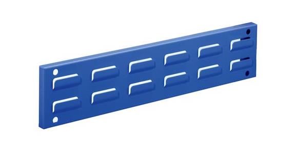 Wall rail for slotted plate LxH = 920x100 mm RAL 5012