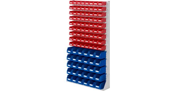 Partition 1790x1000x240mm one-sided w/ easy-view storage bins 30xsz6 72xsz7