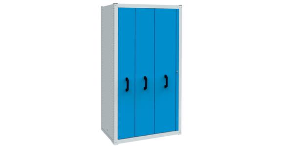 Module 4 vertical pull-out shelf RAL7035/5010 1049x733x2030 mm