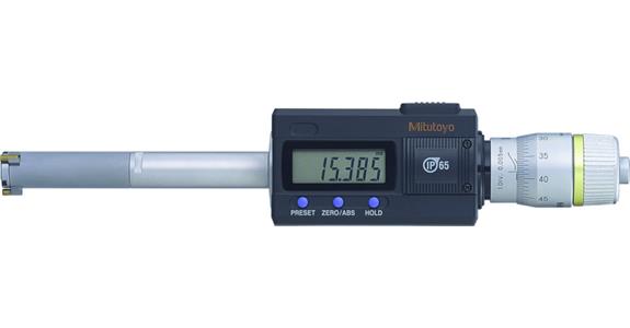 Digitální 3bodový vnitřní mikrometr, 16–20 mm, IP65, slitina Ti