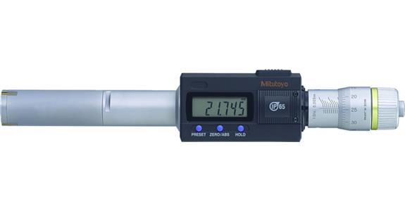 Digitální 3bodový vnitřní mikrometr, 20–25 mm, IP65, slitina Ti