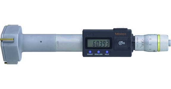 Digitální 3bodový vnitřní mikrometr, 62–75 mm, IP65, slitina Ti