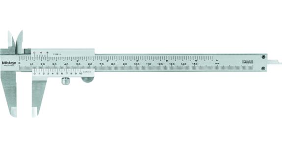 Posuvná měřítka 0-150 mm / 0-6 palce stupnice 0,05 mm s tabulkou závitů