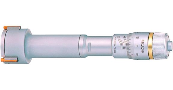 3-point internal micrometer 10-12 mm with TiN-coated measuring faces