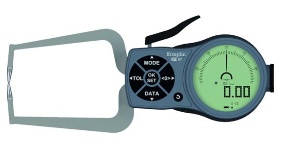 Digitální vnější hmatadlo pro rychlé měření typ K220 st. krytí IP67 MR 0-20 mm
