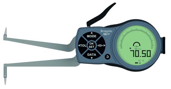 Digital internal quick probe deg. of protect. IP 67 type L250 MR 50-70 mm