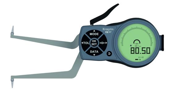 Digital internal quick probe deg. of protect. IP 67 type L260 MR 60-80 mm