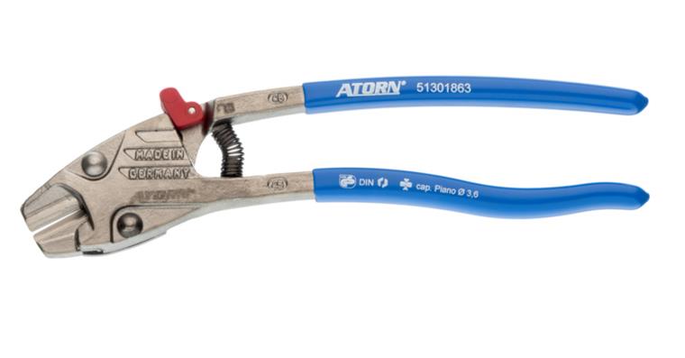 1057521101 Štípací kleště na náročné apl. KNIPEX, 210 mm, s ot. pérem, kryty rukojeti z PVC