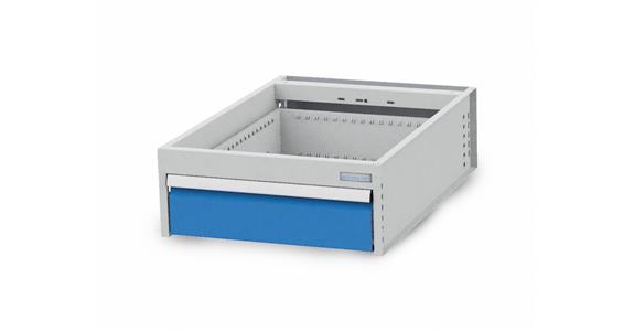 Závěsný blok zásuvek Š555xH736xV208 mm, 1 zásuvka RAL7035/5012