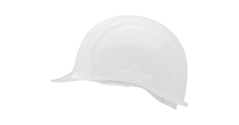 1002682555 Přilba Baumeister 80 bílá, vel. 2, I/79 G-R Eco-sweatband s otočným zapínáním