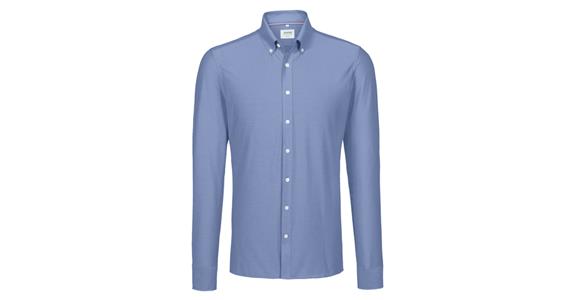 Košile s dlouhým rukávem, modrá, regular fit, XL