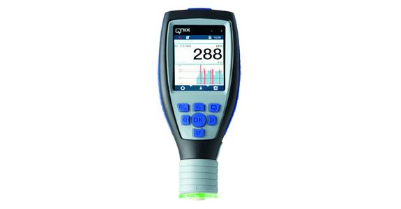 QNix 9500 Premium+ layer thickness gauge external probe Dual Fe/NFe 1.2 mm