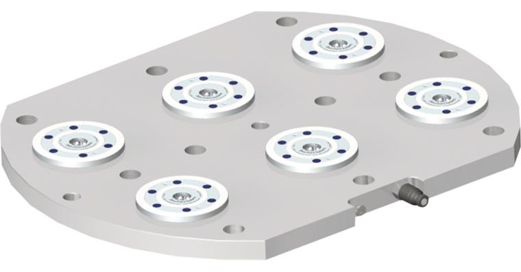 1027831304 6cestná upínací stanice rozteč 200 mm, typ K10.2