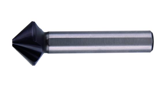 Kegelsenker 90° HSS-TiAlN Form C ungleiche Teilung 3 Spannflächen Ø 8,3 mm